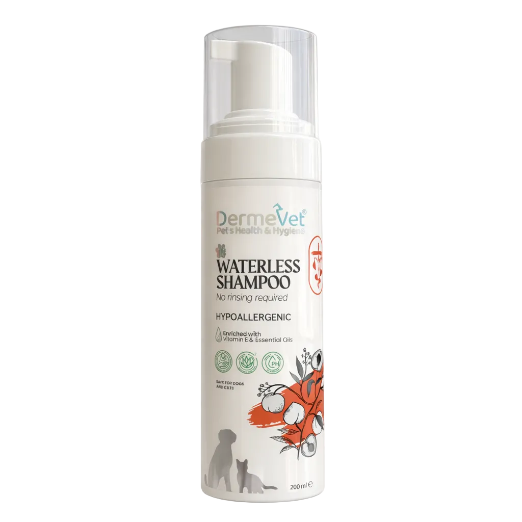 DermeVet Peach Waterless Shampoo