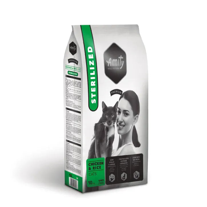 Amity Premium Adult Cat Sterilized Dry Food - Chicken & Rice