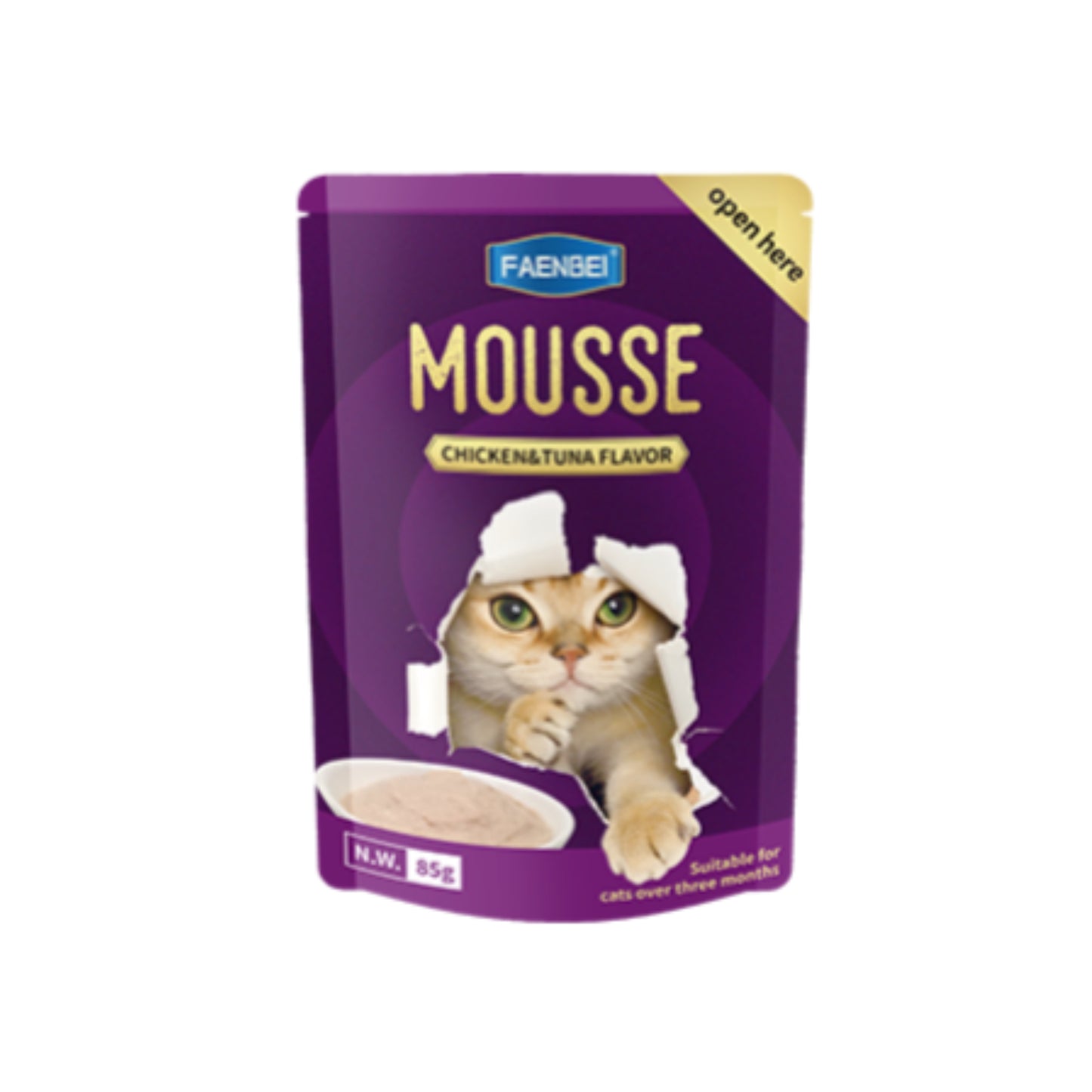 Faenbei Mousse Chicken & Tuna