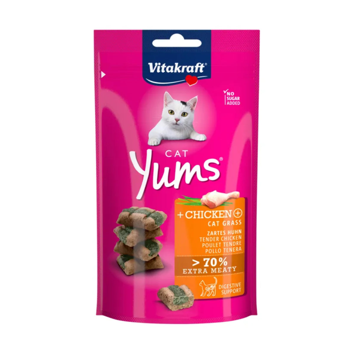 Vitakraft Yums Chicken Cat Grass