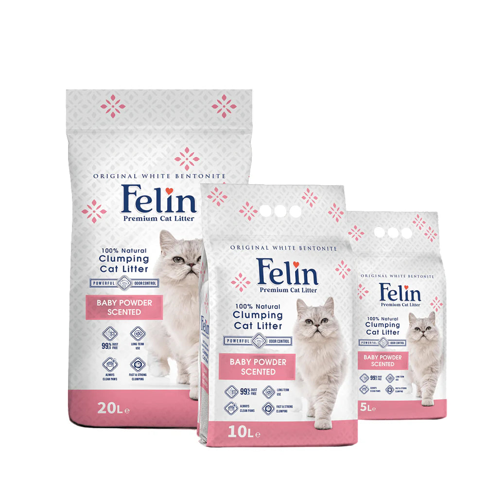 Felin Cat Litter baby powder