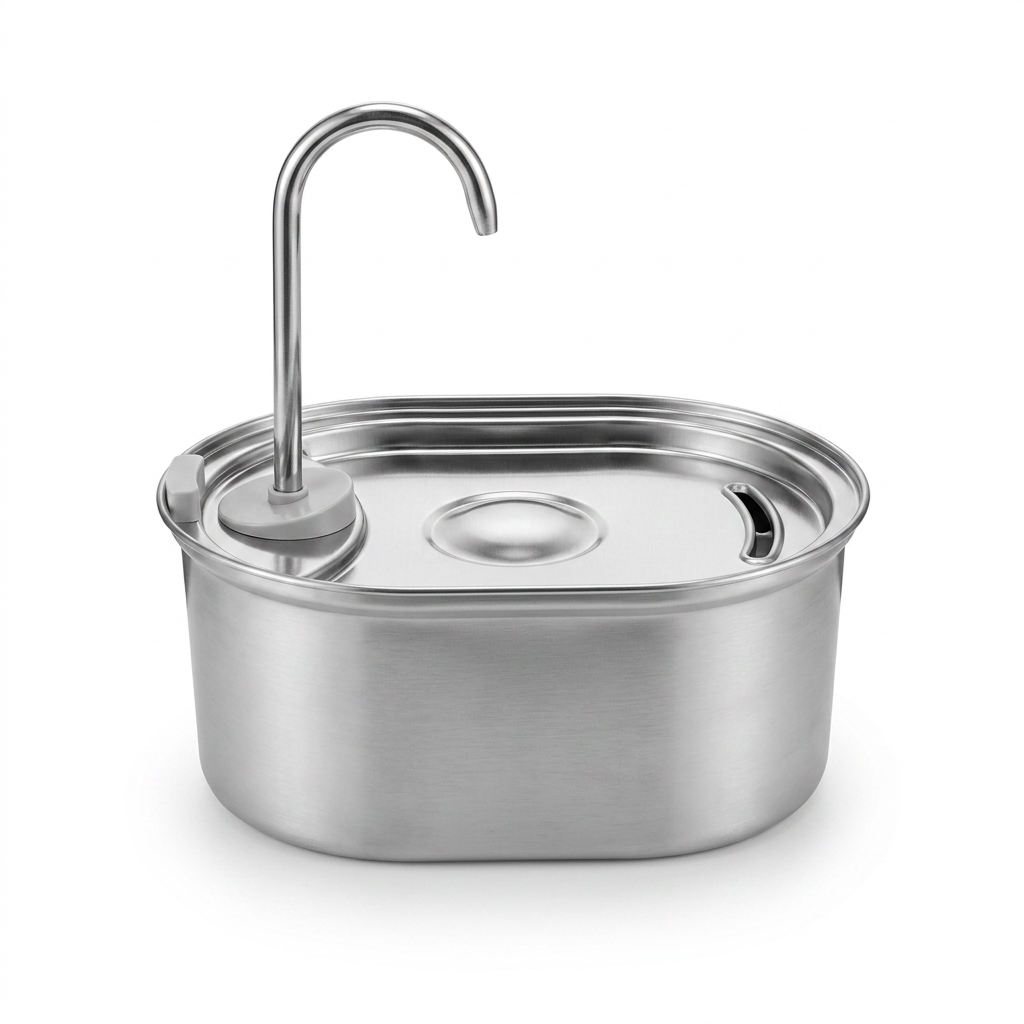 Oval Stainless Water Fountain