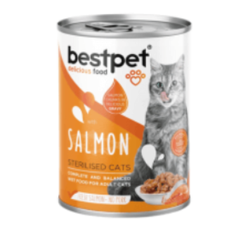 BestPet Sterilised Cats - Salmon Wet Food