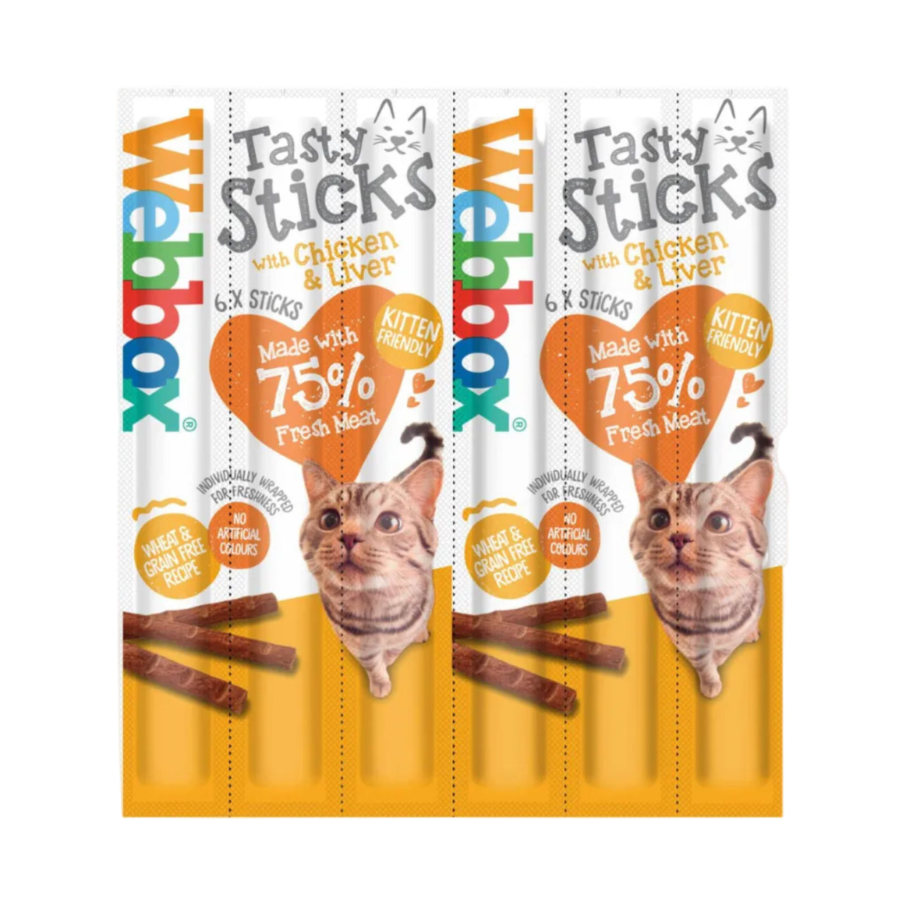Webbox Tasty Sticks - Chicken & Liver