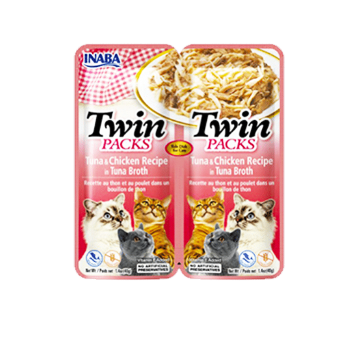Inaba Twin Packs - Tuna & Chicken In Tuna