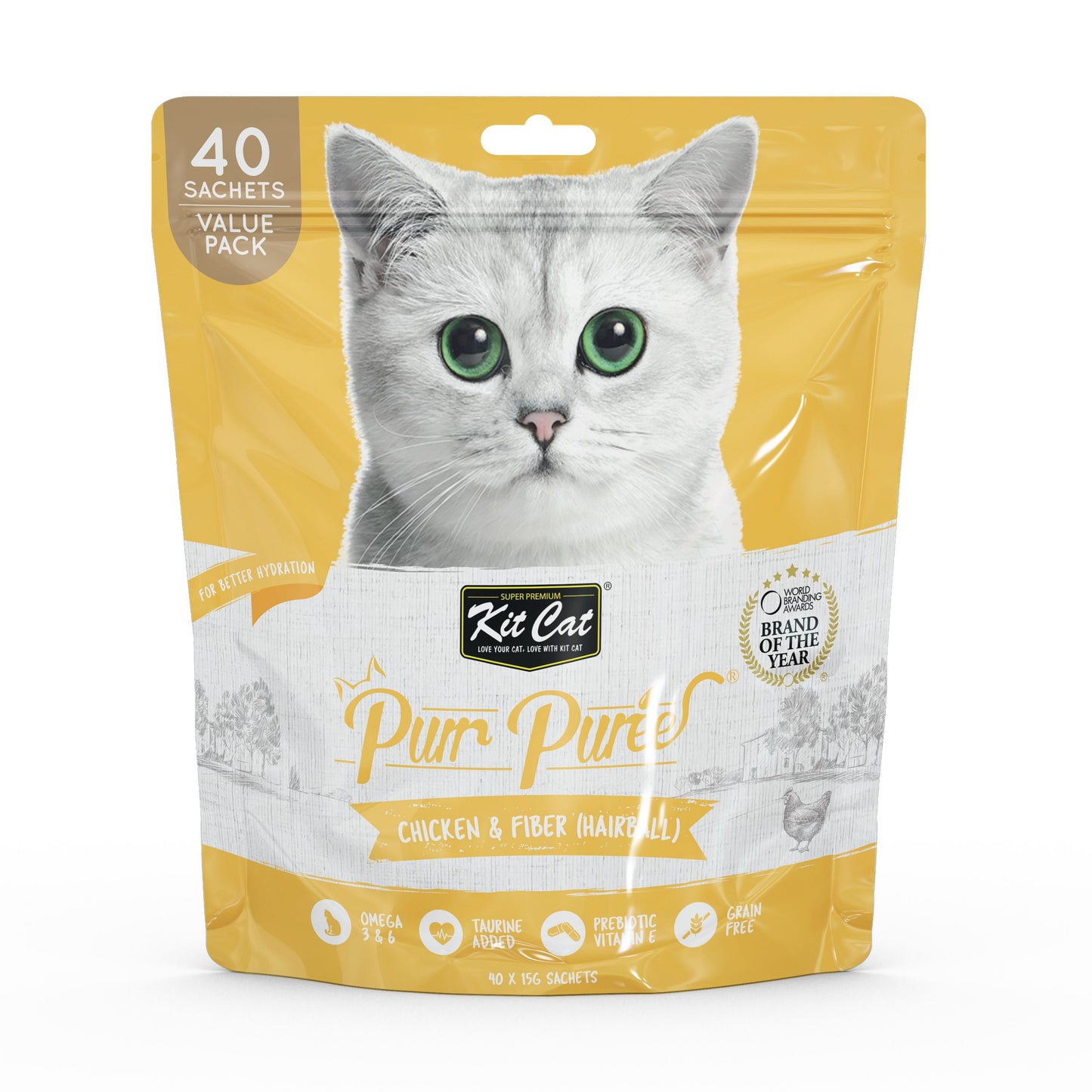 KitCat Purr Pure - Chicken & Fiber
