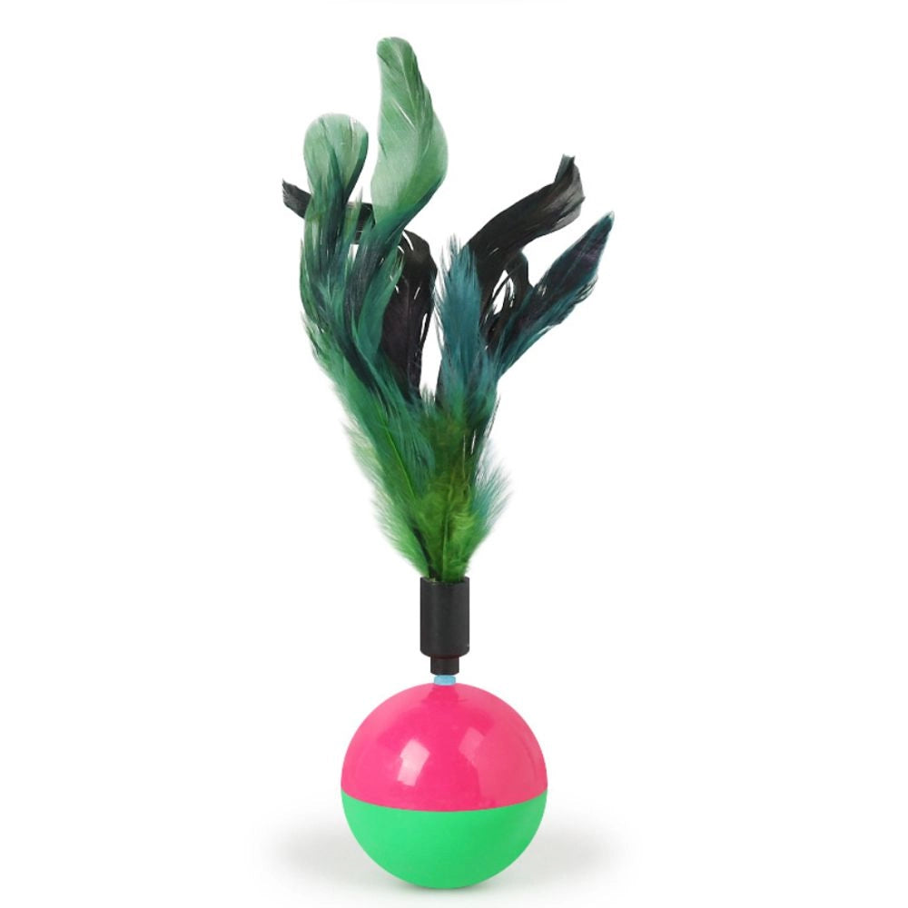 Small Ball With Feather Toy