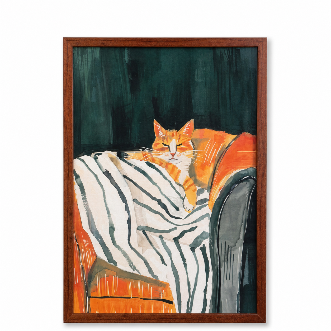 Framed Cat Picture 12