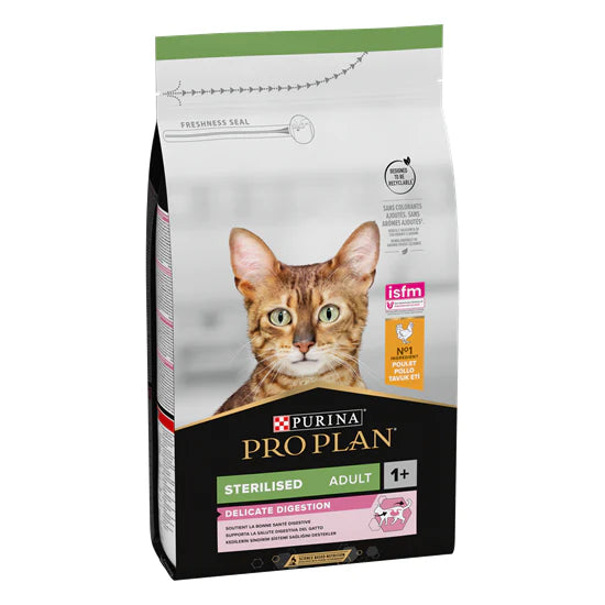 Purina Pro Plan - Sterilised Adult Delicate Digestion Cat Dry Food - Chicken