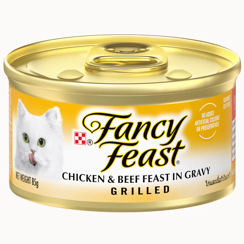 Purina Fancy Feast Chicken & Beef Feast In Gravy