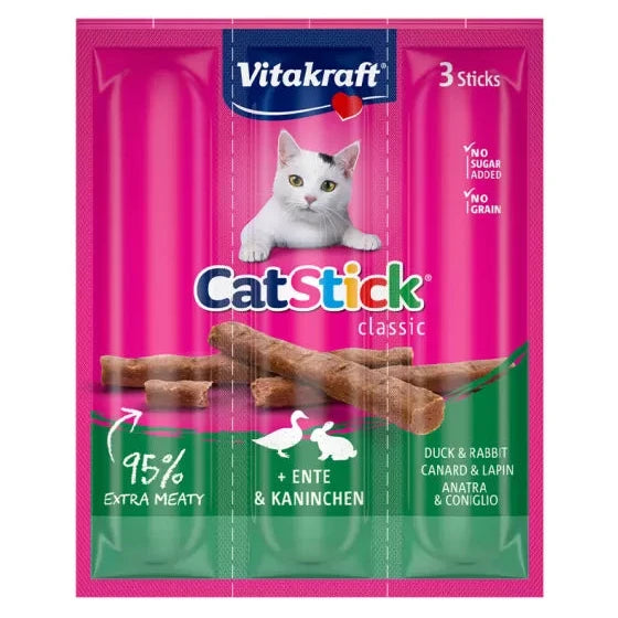 Vitakraft CatStick - Duck & Rabbit