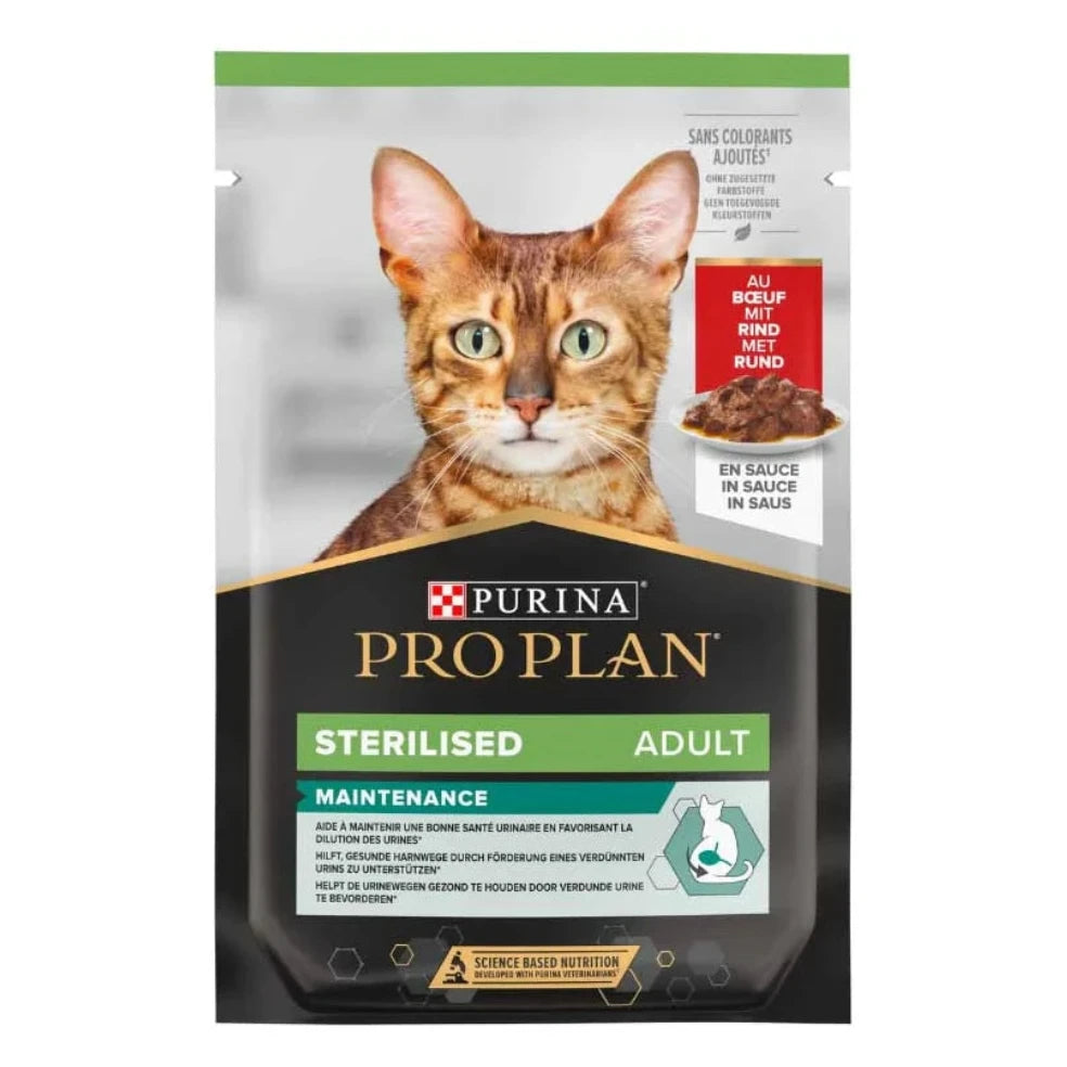 Purina Pro Plan Sterilized Wet Food - Beef