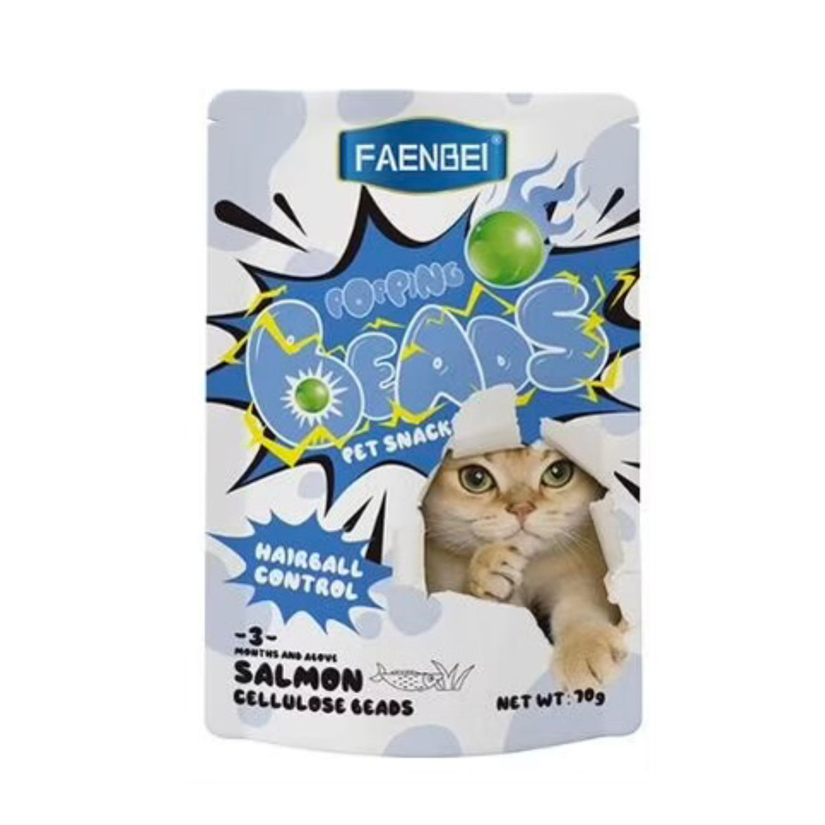 Faenbei Poppins Salmon Cellulose Beads