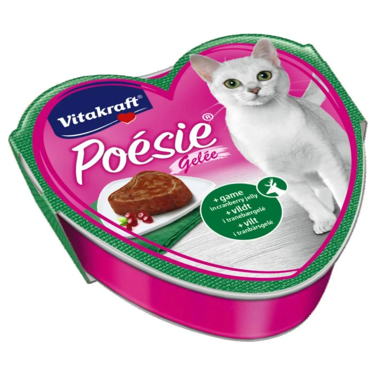 Vitakraft Poesie Heart - Game & Jelly In Sauce