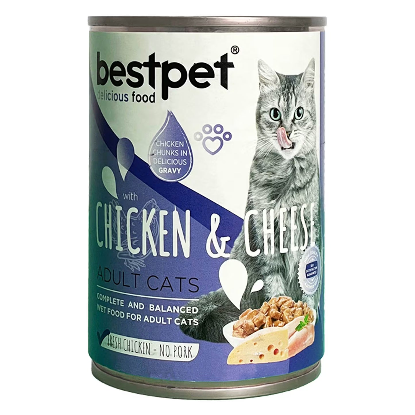 BestPet Adult Cat - Chicken & Cheese Wet Food