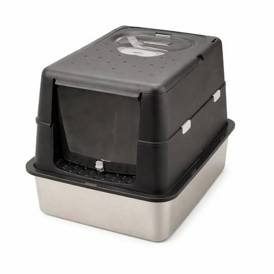 Multi-Option Stainless Steel Litter Box
