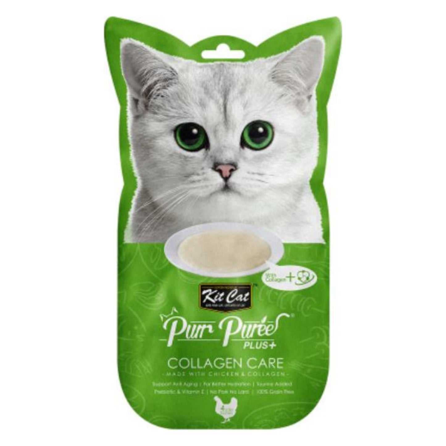 Kit Cat Purr Purée Treats - Collagen Care