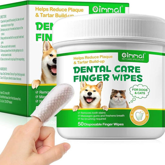 Dental Care Organic Pet Finger Wipes