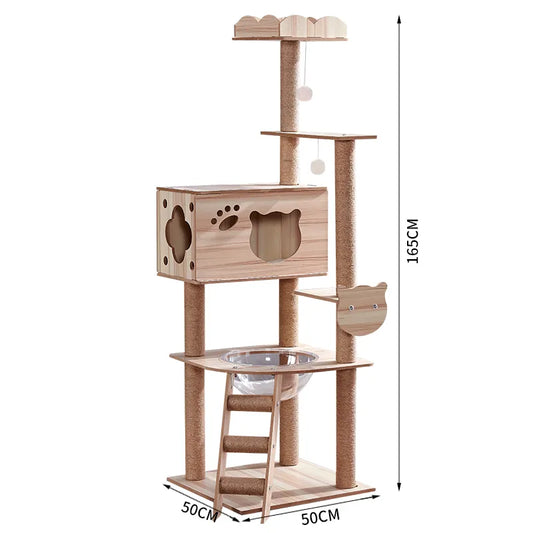 Wooden Cat Tree