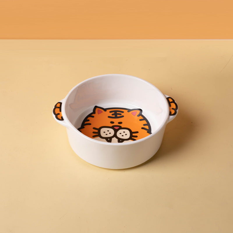 Glass Bowls With Drawings