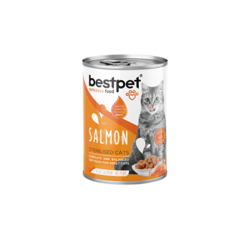 BestPet Sterilised Cats - Salmon Wet Food