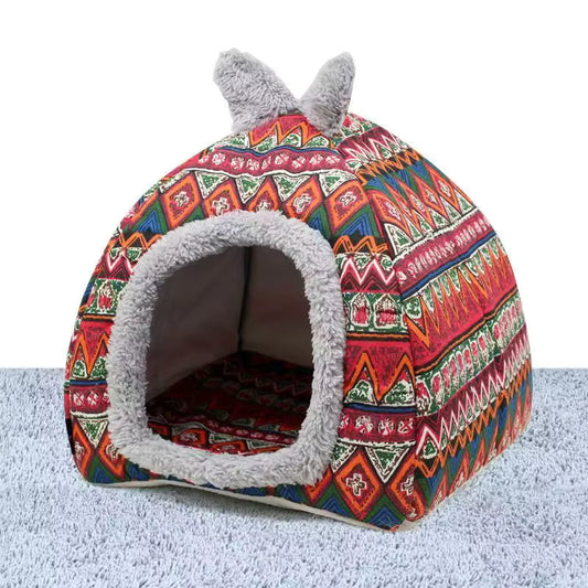 Cat Colorful Tent House