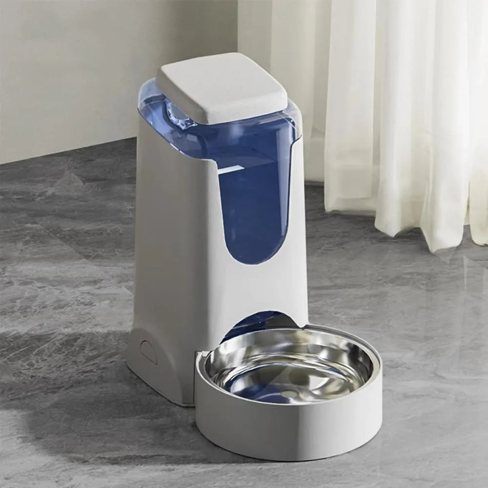 Premium Plastic Food Dispenser With Stainless Bowl