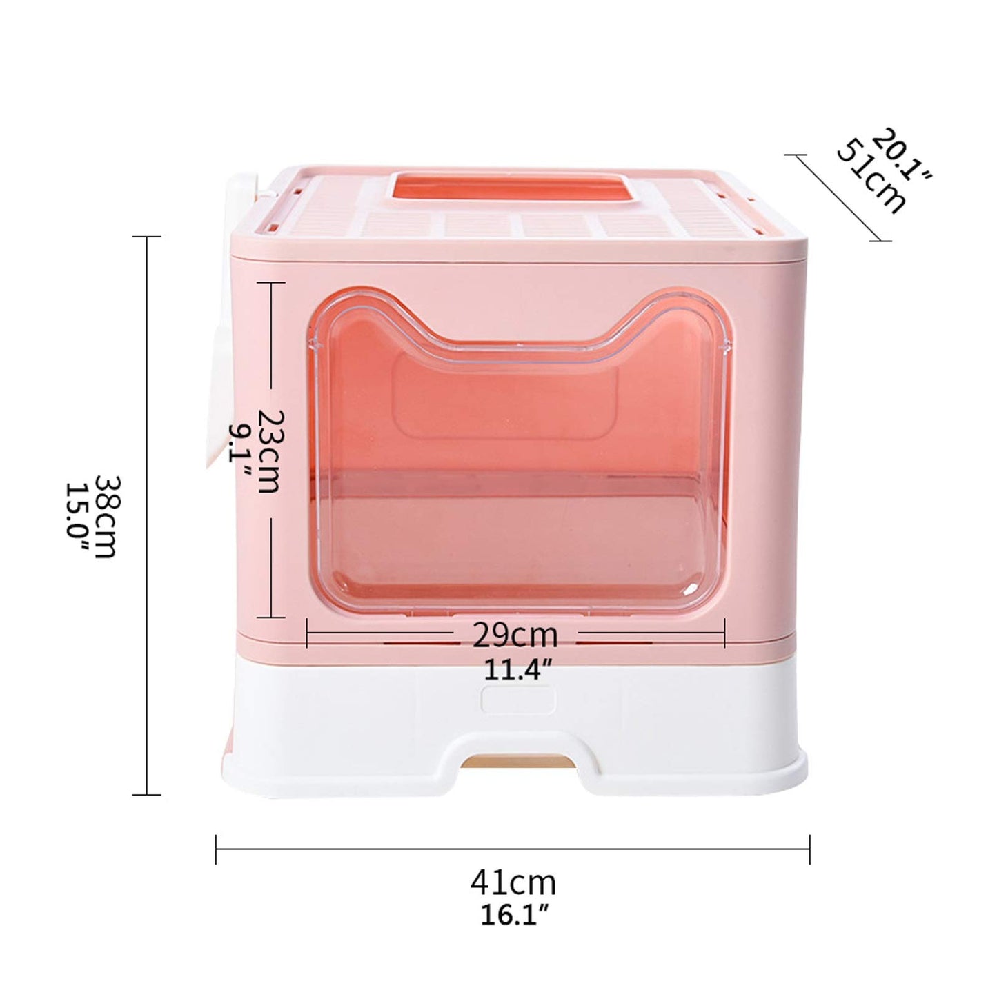 Stainless Steel Cat Litter Box with Lid