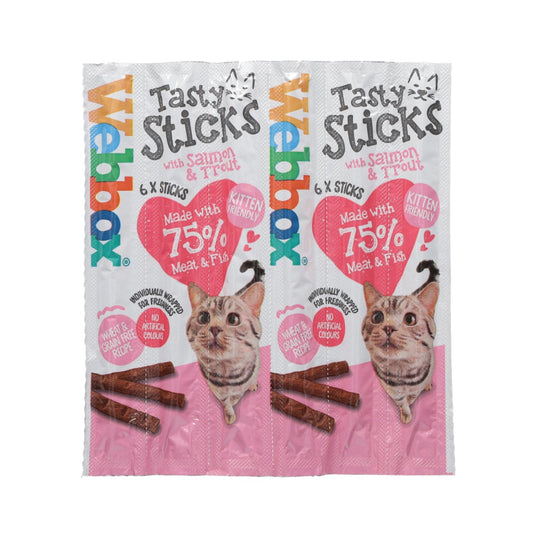 Webbox Tasty Sticks - Salmon & Trout
