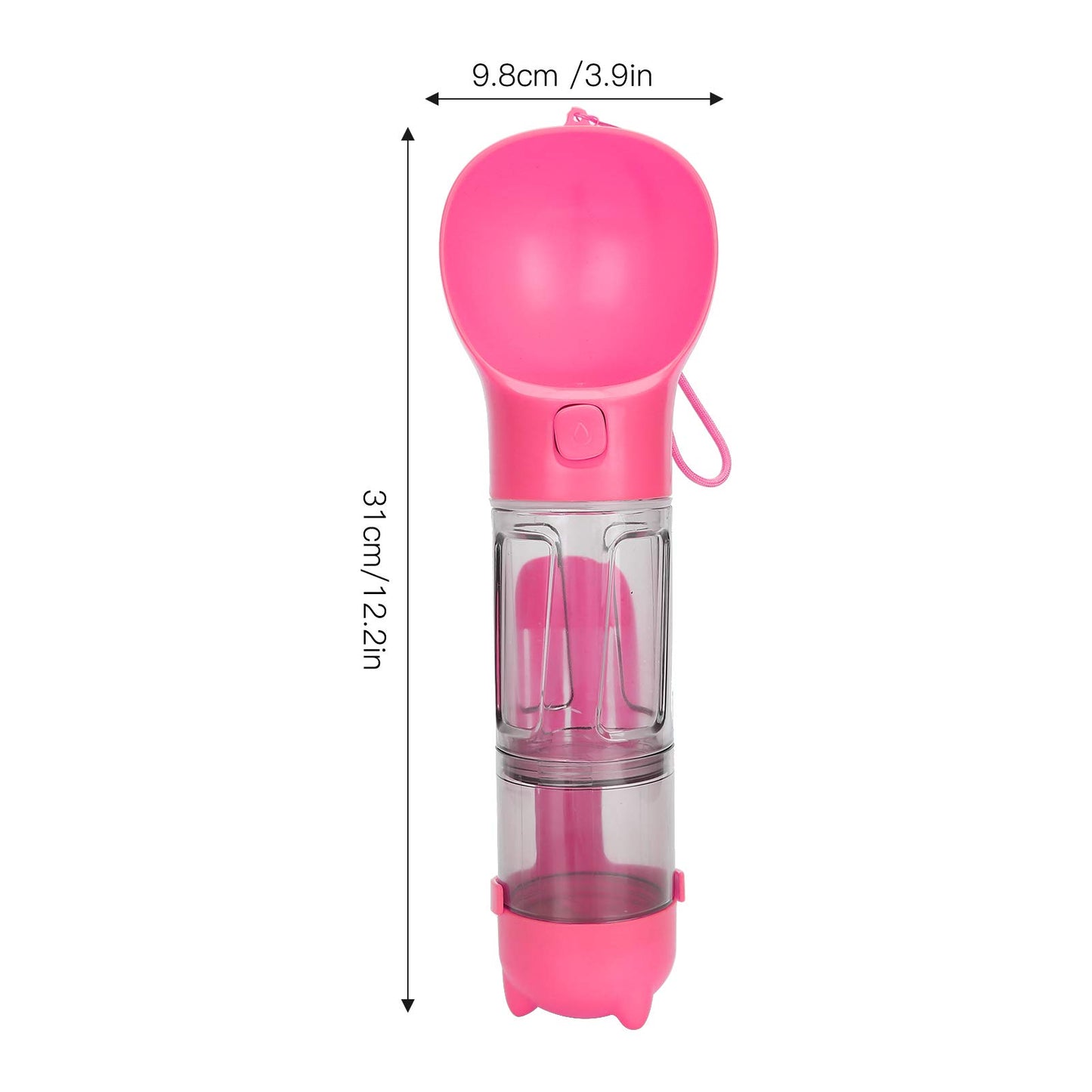 Portable 4-in-1 Pet Feeder Bottle