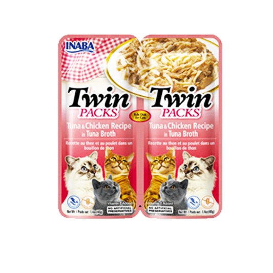 Inaba Twin Packs - Tuna & Chicken In Tuna