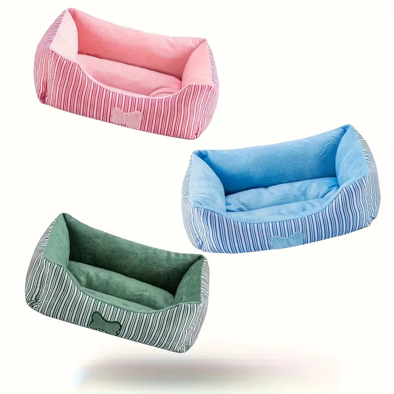 Striped Pillow Bed