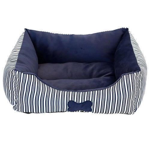 Striped Pillow Bed