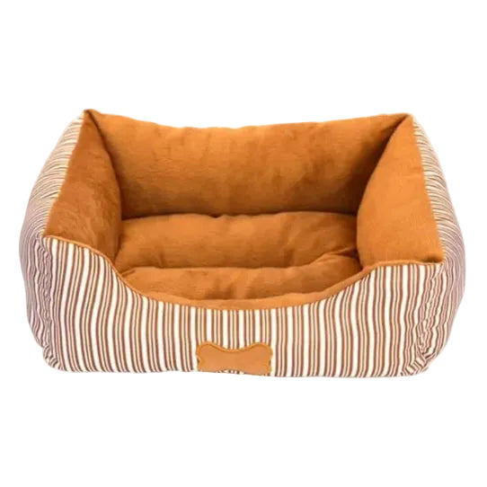 Striped Pillow Bed