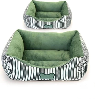 Striped Pillow Bed