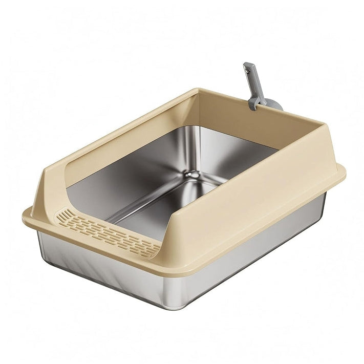 Stainless Open Litter Box