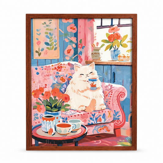 Framed Cat Picture 16