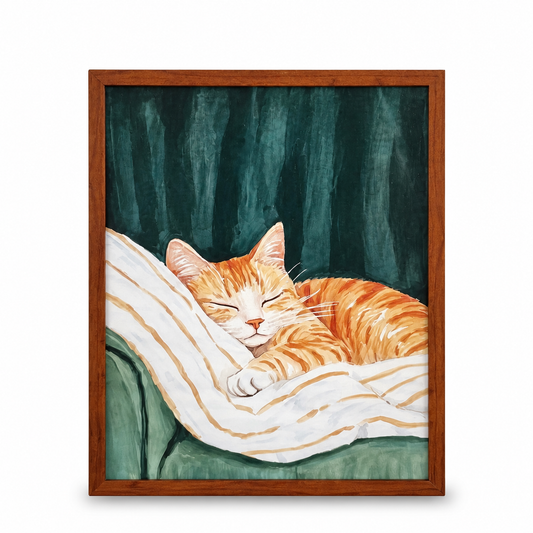 Framed Cat Picture 17