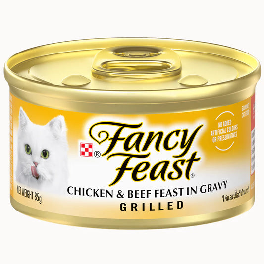 Purina Fancy Feast Chicken & Beef Feast In Gravy