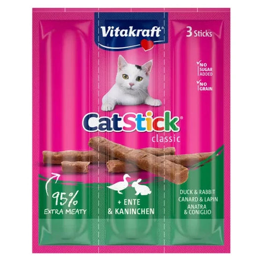 Vitakraft CatStick - Duck & Rabbit