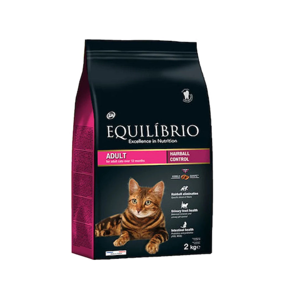 Equilibrio - Adult Hairball 2kg Dry Food