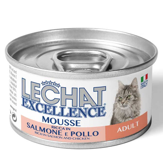 LeChat Kitten Mousse Adult Rich in Salmon and Chicken