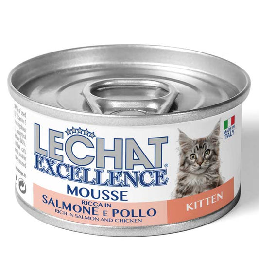 LeChat Kitten Mousse Rich in Salmon and Chicken