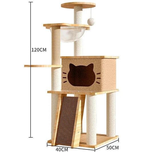 Wooden Cat Tree